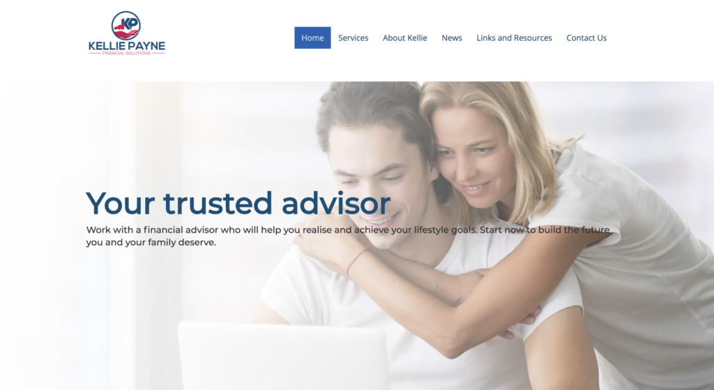 Kellie Payne Financial Solutions website Kellie Payne Financial Solutions website produced by Word Weaver